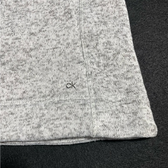 Calvin Klein Fleece Gray Zip-Up Vest 🖤 Size Medium - Picture 3 of 8